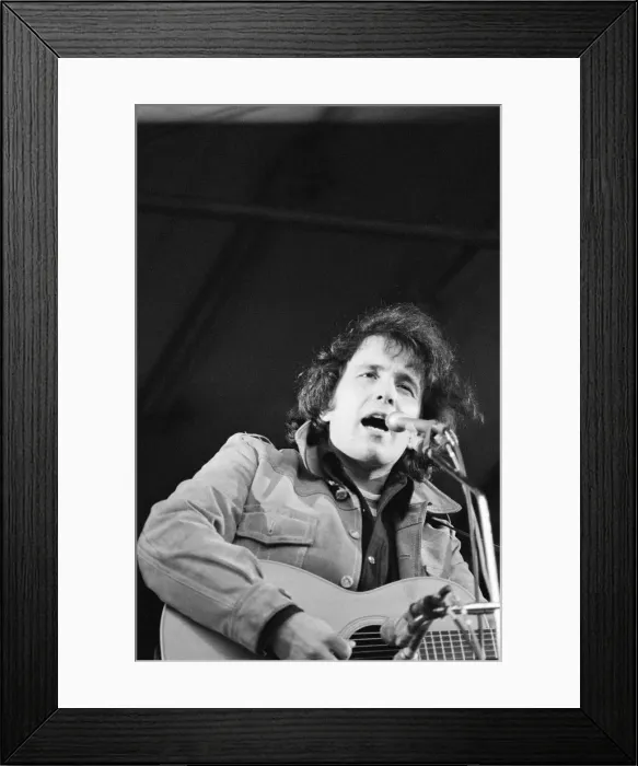 Framed Print : Don Mclean - America singer and songwriter performs to a reported 85 Framed Print : Don Mclean - America singer and songwriter performs to a reported 85