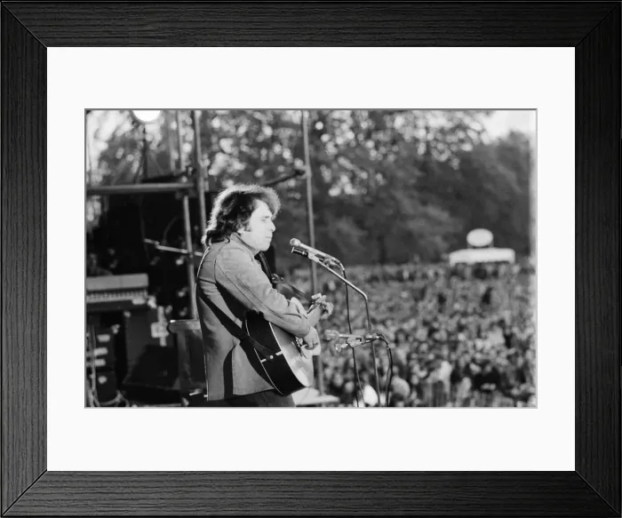 Framed Print : Don Mclean - America singer and songwriter performs to a reported 85 Framed Print : Don Mclean - America singer and songwriter performs to a reported 85
