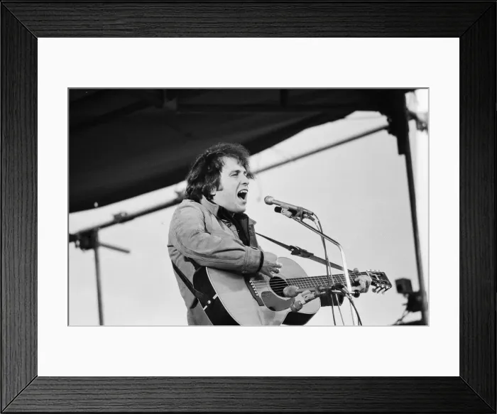Framed Print : Don Mclean - America singer and songwriter performs to a reported 85 Framed Print : Don Mclean - America singer and songwriter performs to a reported 85
