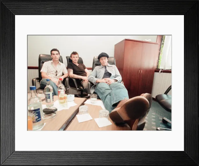 Framed Print : Stereophonics, news press conference ahead of concert at Morfa Stadium in Swansea Framed Print : Stereophonics, news press conference ahead of concert at Morfa Stadium in Swansea