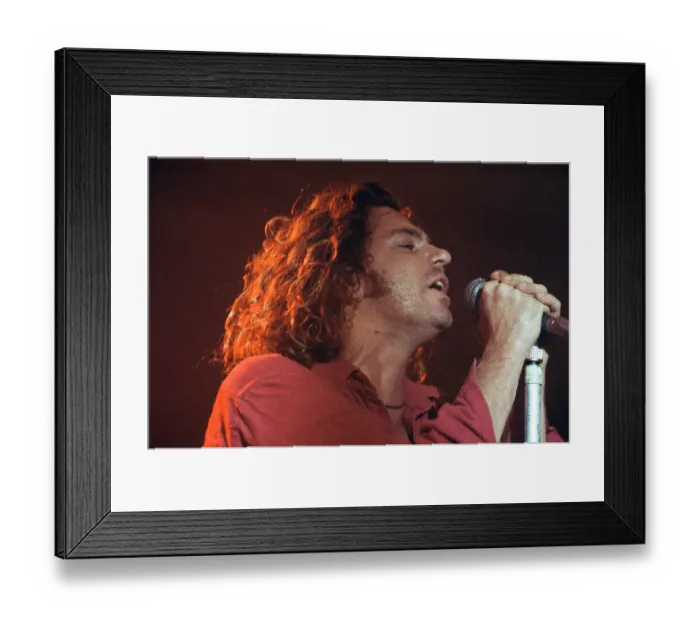 Framed Print : INXS performing at Cardiff University Students Union. Frontman Michael Hutchence Framed Print : INXS performing at Cardiff University Students Union. Frontman Michael Hutchence