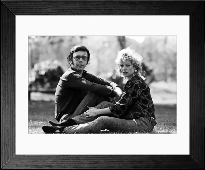 Framed Print : Former pop star Marty Wilde and his daughter Kim, who has a record in the charts Framed Print : Former pop star Marty Wilde and his daughter Kim, who has a record in the charts