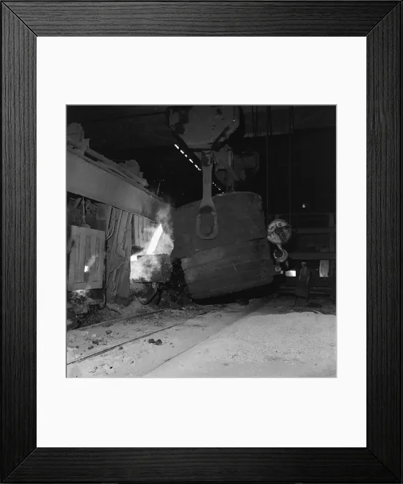 Framed Print : Cargo Fleet iron works closure. Circa 1971 Framed Print : Cargo Fleet iron works closure. Circa 1971