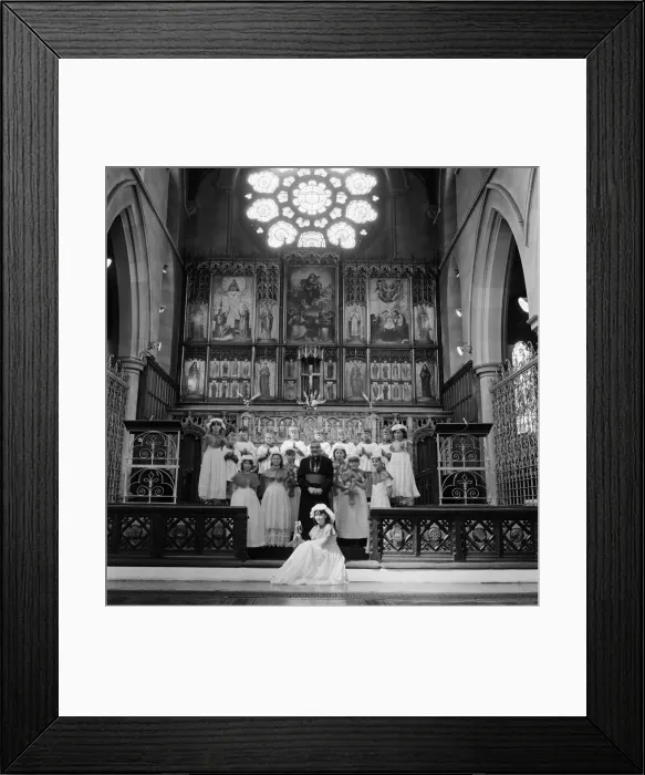 Framed Print : Corpus Christi, at a Cathedral in Teesside. Circa 1971 Framed Print : Corpus Christi, at a Cathedral in Teesside. Circa 1971