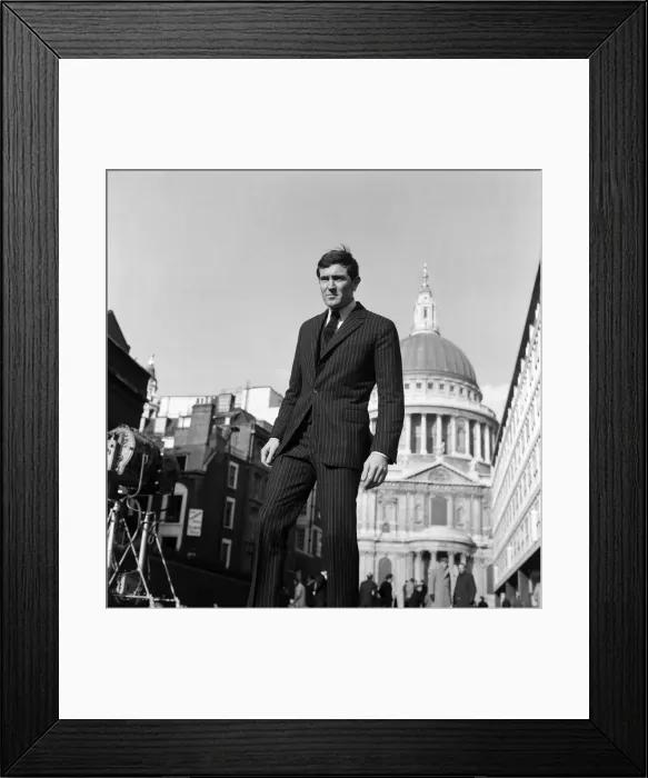Framed Print : The James Bond film On Her Majestys Secret Service
