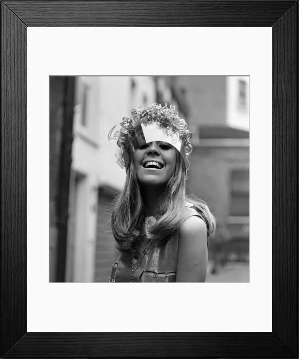 Framed Print : What will sunglasses look in 2000 AD? This was the question which Polaroid put to two Framed Print : What will sunglasses look in 2000 AD? This was the question which Polaroid put to two