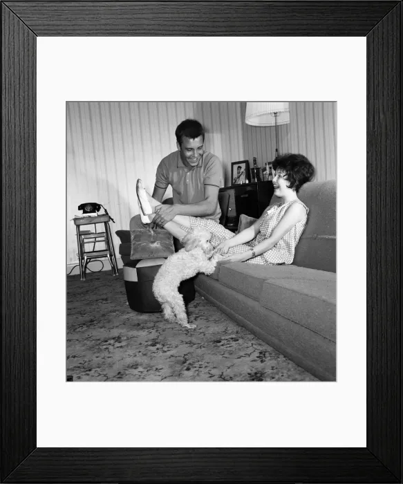 Framed Print : Marty Wilde, who is 21 in two days, is going to be a dad Framed Print : Marty Wilde, who is 21 in two days, is going to be a dad