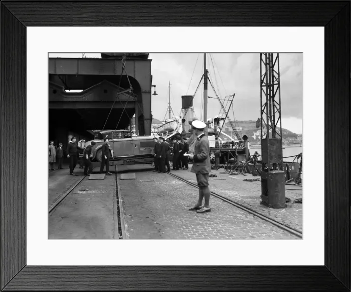 Framed Print : The a at work at Dover, Kent. 1932 Framed Print : The a at work at Dover, Kent. 1932