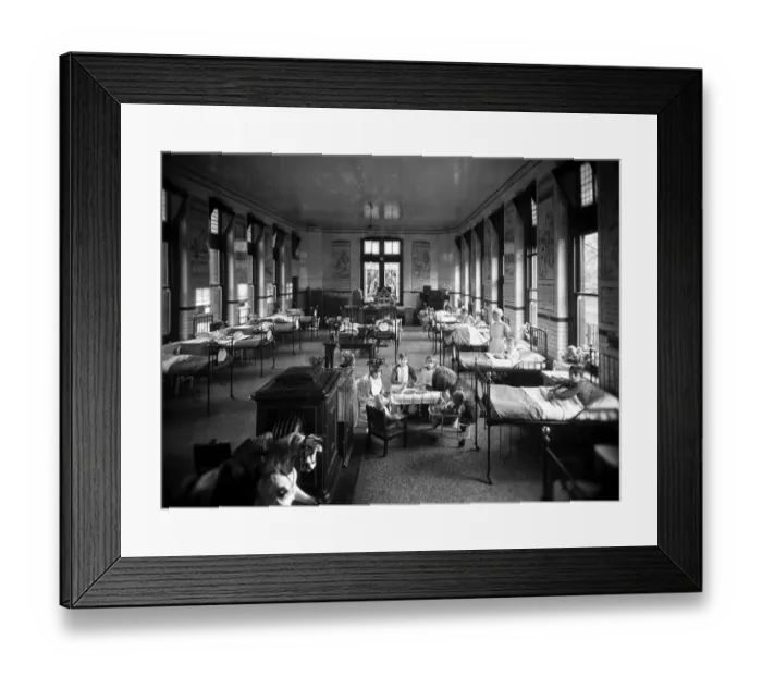 Framed Print : Paddington Green Childrens Hospital. 21st November 1932