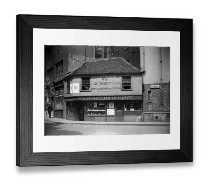 Framed Print : The Old Curiosity Shop, claimed to be the one immortalised by Dickens