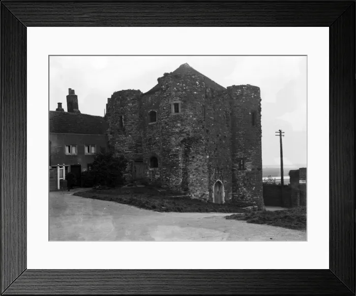 Framed Print : Ypres Tower, Rye, East Sussex. View from the road. 1924 Framed Print : Ypres Tower, Rye, East Sussex. View from the road. 1924