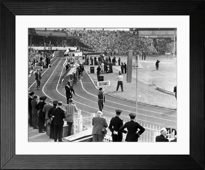 Framed Print : Thomas Robinson, 20-year-old athlete and the one man band from the Bahamas marching Framed Print : Thomas Robinson, 20-year-old athlete and the one man band from the Bahamas marching