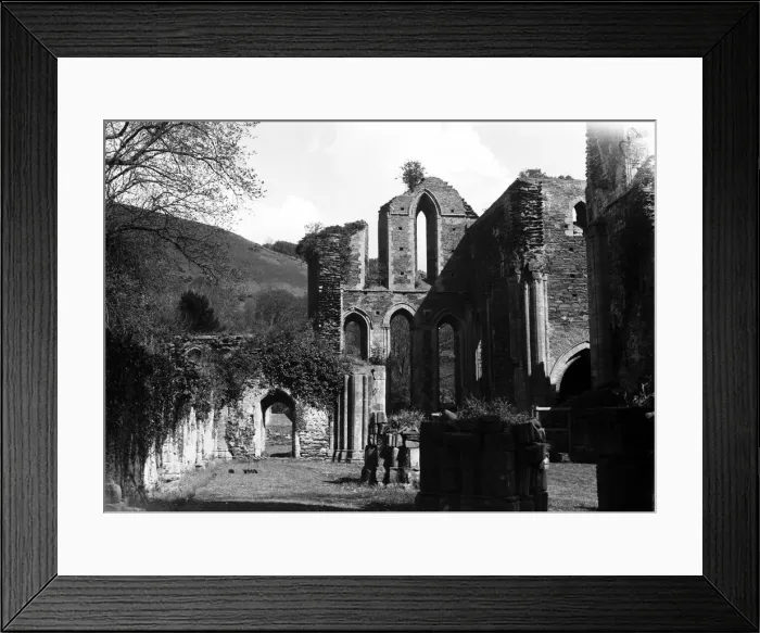 Framed Print : Valle Crucis Abbey, near Llangollen, Denbighshire. May 1932 Framed Print : Valle Crucis Abbey, near Llangollen, Denbighshire. May 1932
