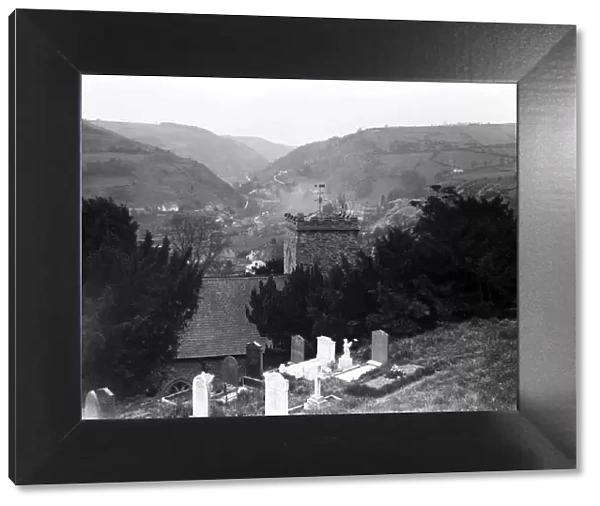 Vale of Ceiriog from Glyn Church, North Wales. May 1932