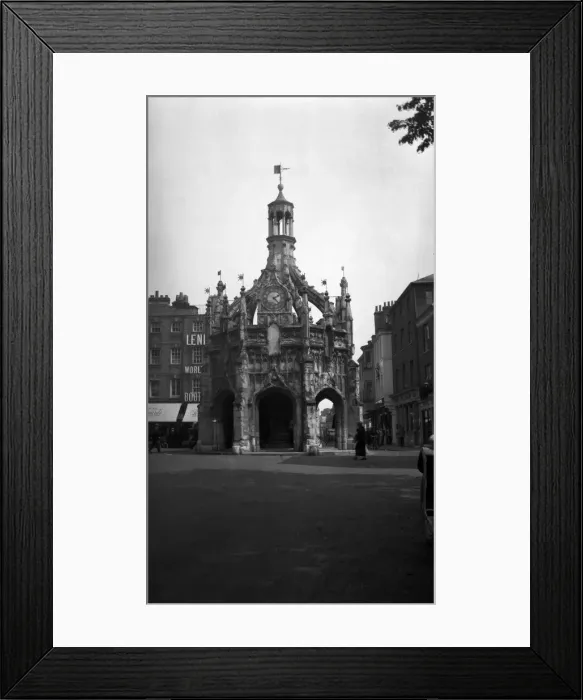 Framed Print : Market Cross, Chichester, West Sussex. Circa 1922. Tyrell Collection