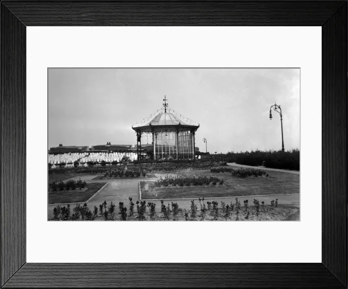 Framed Print : The bandstand, Eastbourne, East Sussex. 1921 Tyrell Collection Framed Print : The bandstand, Eastbourne, East Sussex. 1921 Tyrell Collection
