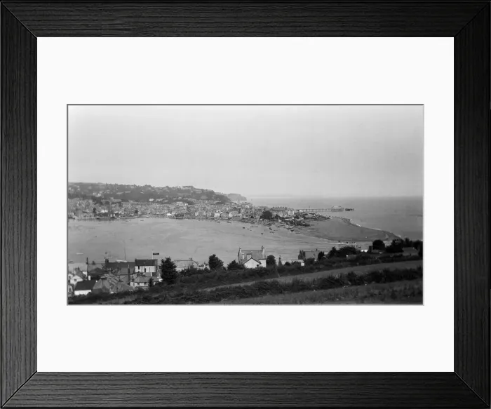 Framed Print : General View of Teignmouth, Devon. 1926. Tyrell Collection