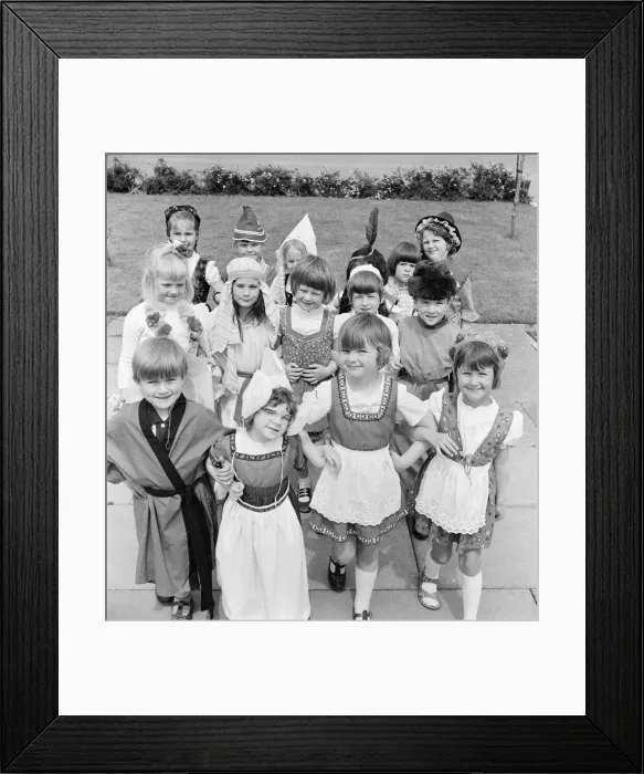 Framed Print : Children Kader Primary School, Staindrop Drive, Acklam Middlesbrough, 1972 Framed Print : Children Kader Primary School, Staindrop Drive, Acklam Middlesbrough, 1972