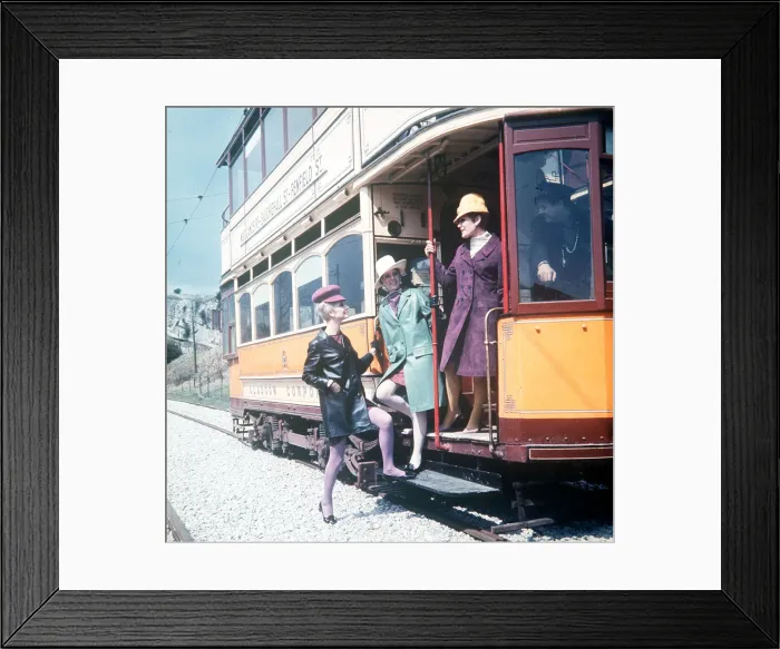 Framed Print : Tramway Museum at Crich, Derbyshire. Models jill Watkins Rosemary Spiers Framed Print : Tramway Museum at Crich, Derbyshire. Models jill Watkins Rosemary Spiers