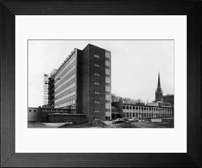 Framed Print : The towering block of the Lanchester College of Technology Framed Print : The towering block of the Lanchester College of Technology