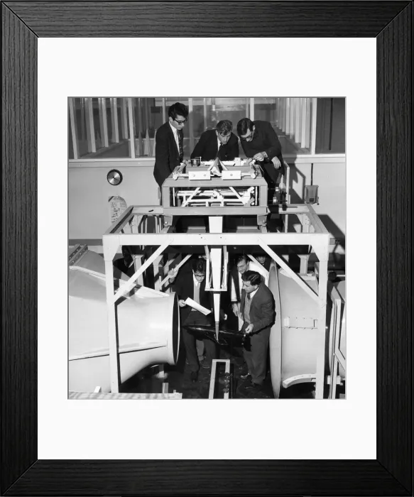 Framed Print : Aeronautics Students at Lanchester College of Technology, Coventry, 2nd January 1965 Framed Print : Aeronautics Students at Lanchester College of Technology, Coventry, 2nd January 1965