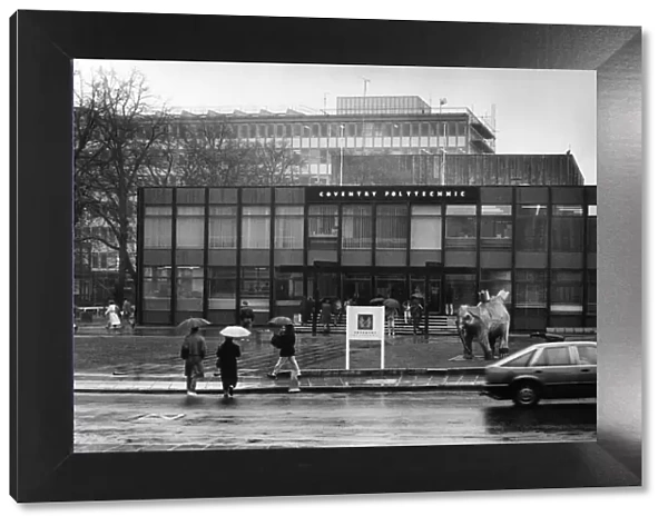 Coventry Polytechnic, Main Entrance, Coventry, 5th April 1989