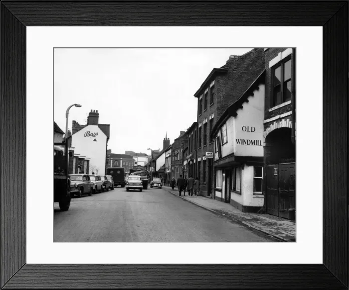Framed Print : General view of Spon Street, Coventry, West Midlands. November 1963