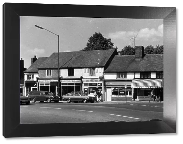 Historic buildings in Spon End, Coventry. 29th May 1974