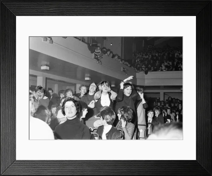 Framed Print : The Beatles Autumn 1963 UK Tour, De Montfort Hall, Leicester, Sunday 1st December 1963 Framed Print : The Beatles Autumn 1963 UK Tour, De Montfort Hall, Leicester, Sunday 1st December 1963