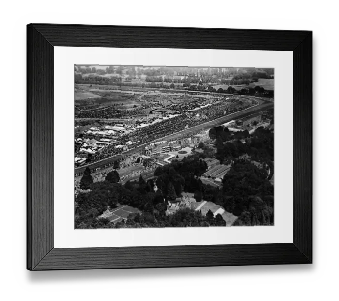 Framed Print : Ascot Racecourse was founded in 1711 by Queen Anne. The first race