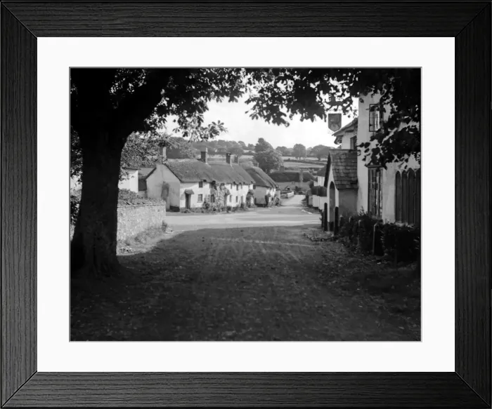 Framed Print : The village of Broadhembury in Devon. 1930 Framed Print : The village of Broadhembury in Devon. 1930