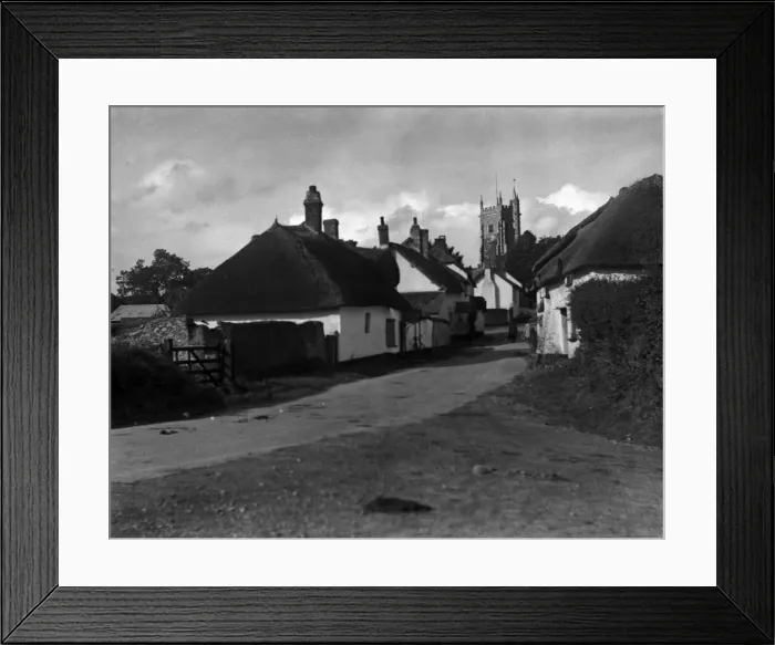 Framed Print : The village of Broadhembury in Devon. 1930 Framed Print : The village of Broadhembury in Devon. 1930