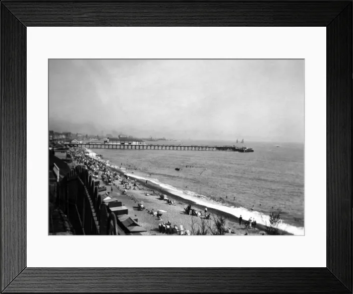 Framed Print : General view of Lowestoft, showing Claremont Pier. Circa 1929. Tyrell Collection Framed Print : General view of Lowestoft, showing Claremont Pier. Circa 1929. Tyrell Collection
