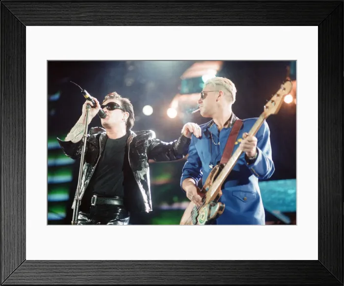 Framed Print : U2 Concert, Zoo TV Tour, Cardiff Arms Park, Cardiff, Wales, Wednesday 18th August 1993