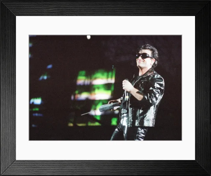 Framed Print : U2 Concert, Zoo TV Tour, Cardiff Arms Park, Cardiff, Wales, Wednesday 18th August 1993 Framed Print : U2 Concert, Zoo TV Tour, Cardiff Arms Park, Cardiff, Wales, Wednesday 18th August 1993