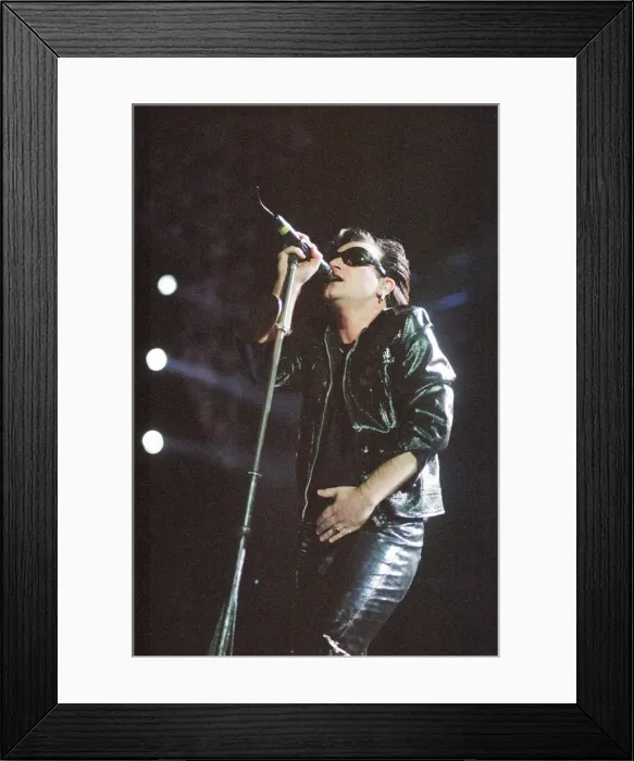 Framed Print : U2 Concert, Zoo TV Tour, Cardiff Arms Park, Cardiff, Wales, Wednesday 18th August 1993