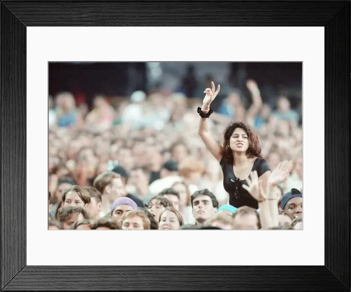 Framed Print : U2 Concert, Zoo TV Tour, Cardiff Arms Park, Cardiff, Wales, Wednesday 18th August 1993
