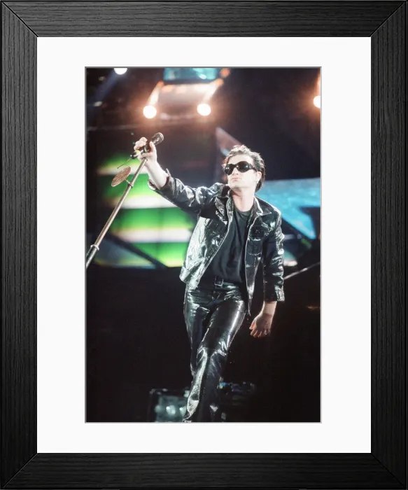 Framed Print : U2 Concert, Zoo TV Tour, Cardiff Arms Park, Cardiff, Wales, Wednesday 18th August 1993 Framed Print : U2 Concert, Zoo TV Tour, Cardiff Arms Park, Cardiff, Wales, Wednesday 18th August 1993