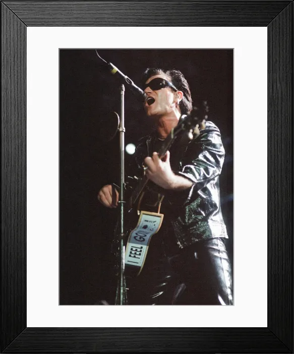 Framed Print : U2 Concert, Zoo TV Tour, Cardiff Arms Park, Cardiff, Wales, Wednesday 18th August 1993