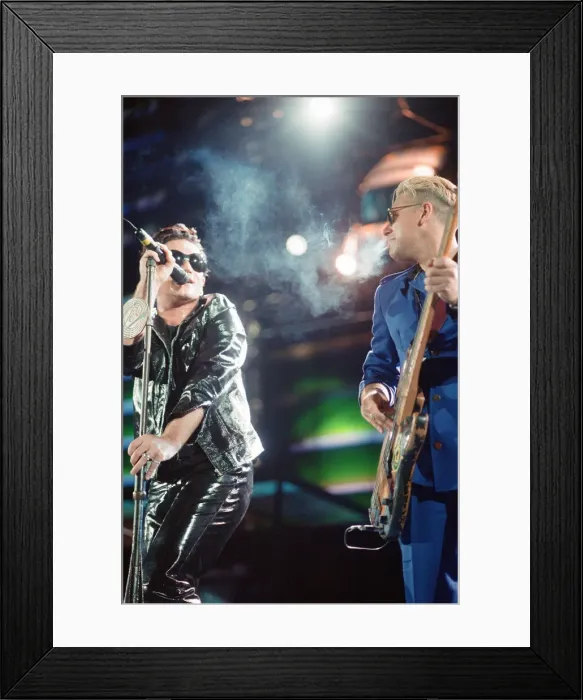 Framed Print : U2 Concert, Zoo TV Tour, Cardiff Arms Park, Cardiff, Wales, Wednesday 18th August 1993