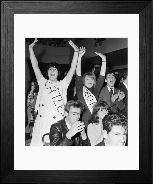 Framed Print : The Beatles Autumn 1963 UK Tour, De Montfort Hall, Leicester, Sunday 1st December 1963 Framed Print : The Beatles Autumn 1963 UK Tour, De Montfort Hall, Leicester, Sunday 1st December 1963