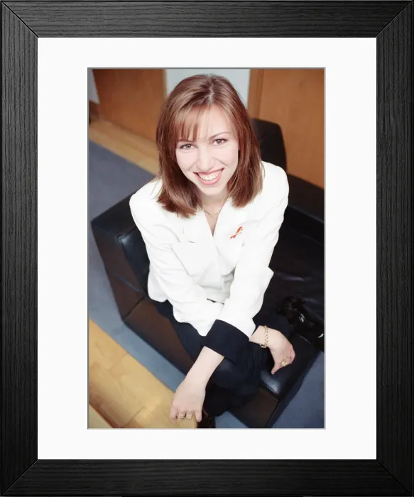 Framed Print : Debbie Gibson, american singer in the UK to audition for the role of Sandy in an upcoming Framed Print : Debbie Gibson, american singer in the UK to audition for the role of Sandy in an upcoming