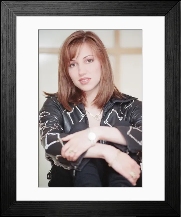 Framed Print : Debbie Gibson, american singer in the UK to audition for the role of Sandy in an upcoming Framed Print : Debbie Gibson, american singer in the UK to audition for the role of Sandy in an upcoming
