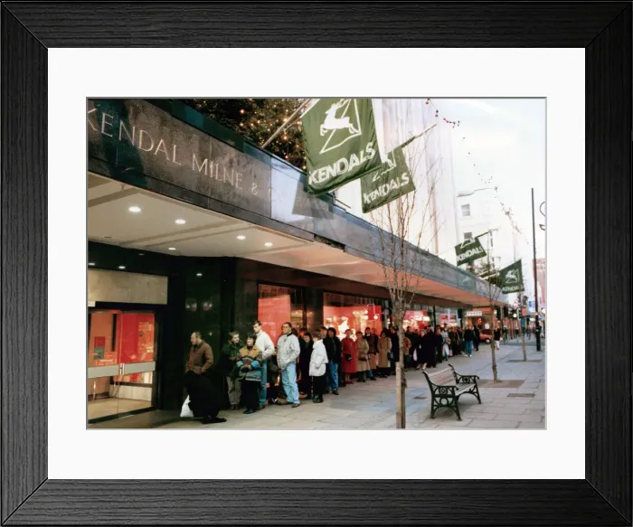 Framed Print : Kendals, Department Store, also known as Kendal, Milne & Co, Deansgate, Manchester Framed Print : Kendals, Department Store, also known as Kendal, Milne & Co, Deansgate, Manchester