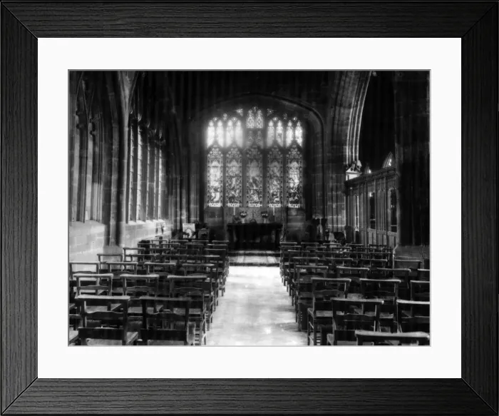 Framed Print : Coventry Cathedral, Cathedral Church of St Michael, before it was damaged during Framed Print : Coventry Cathedral, Cathedral Church of St Michael, before it was damaged during