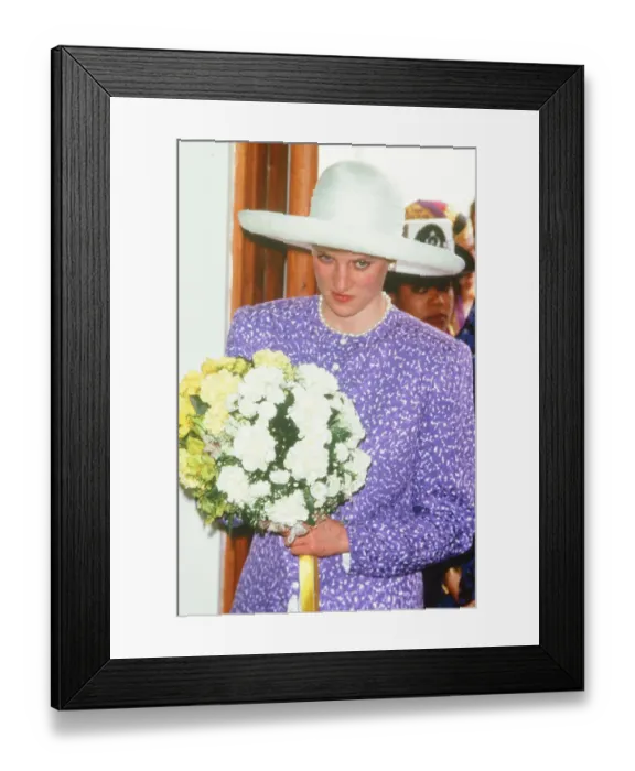 Framed Print : Prince and Princess of Wales, Middle East Tour November 1986 Framed Print : Prince and Princess of Wales, Middle East Tour November 1986