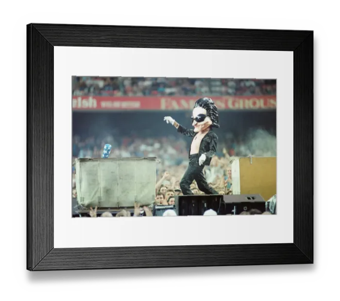 Framed Print : U2 Concert, Zoo TV Tour, Cardiff Arms Park, Cardiff, Wales, Wednesday 18th August 1993 Framed Print : U2 Concert, Zoo TV Tour, Cardiff Arms Park, Cardiff, Wales, Wednesday 18th August 1993