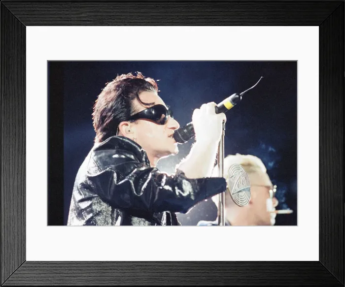 Framed Print : U2 Concert, Zoo TV Tour, Cardiff Arms Park, Cardiff, Wales, Wednesday 18th August 1993