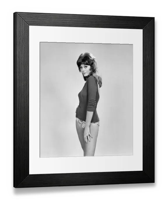 Framed Print : Trudi Van Doorn, British actress and model, birth name Geraldine Gardner