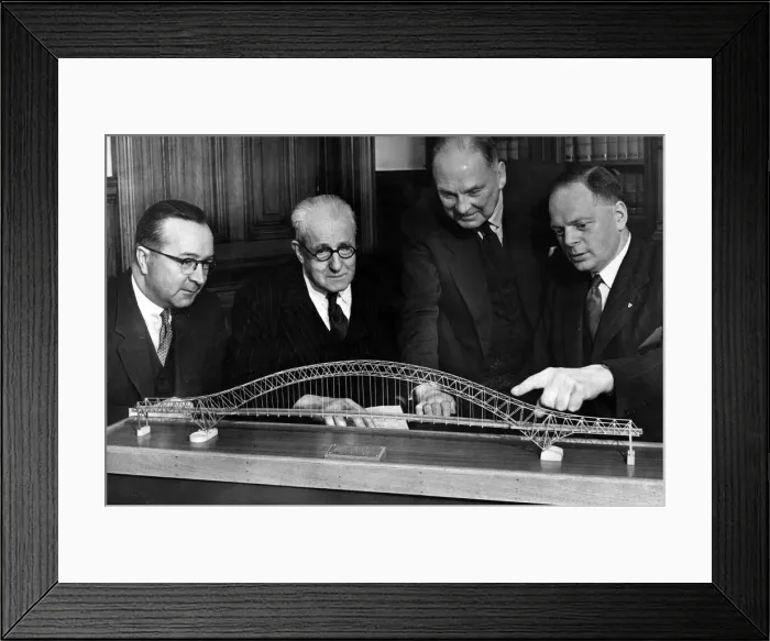 Framed Print : Mr M. F Howarth (Widnes Town Clerk), Alderman J. T Clayton Framed Print : Mr M. F Howarth (Widnes Town Clerk), Alderman J. T Clayton